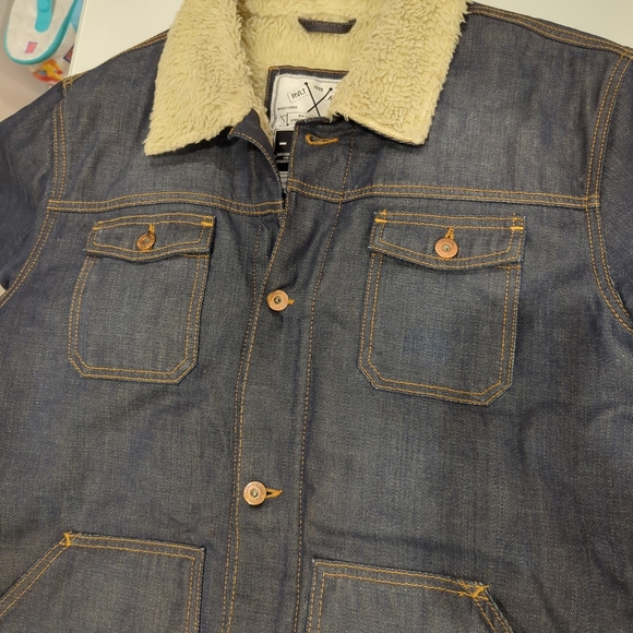 RVLT Denim Sherpa jacket XL - Picture 5 of 6
